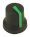 MULTICOMP PRO MC170847CR Knob, Splined Shaft, 6 mm, Rubber, Round with Indicator Line, 16.2 mm, MC170CR Range