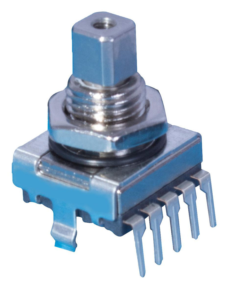 Elma E33-VT6C2-M45T E33-VT6C2-M45T Rotary Encoder Mechanical Incremental 16 PPR 32 Detents Vertical With Push Switch