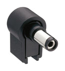 LUMBERG NES/J 21 W DC Power Connector, Right Angle, Plug, 500 mA, 9.5 mm, Cable Mount, Solder