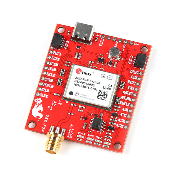 SparkFun GPS-RTK Dead Reckoning Breakout - ZED-F9R, SMA (Qwiic)