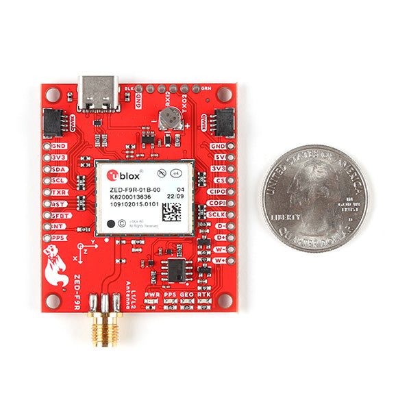 SparkFun GPS-RTK Dead Reckoning Breakout - ZED-F9R, SMA (Qwiic)