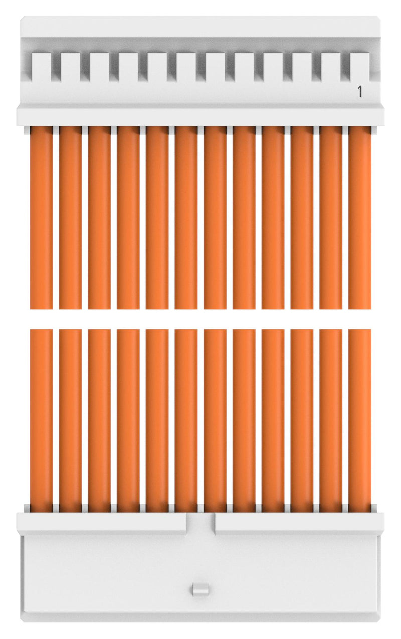 TE CONNECTIVITY 2405417-6 Cable Assembly, CN1 Connector to CN2 Connector, 12 Ways, 1.5 mm, 1 Row, 300 mm, 11.8 "