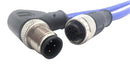 MUELLER ELECTRIC C83BC80M005 CBL ASSY, 3P R/A M8 PLUG-RCPT, 16.4