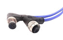 MUELLER ELECTRIC C83BD80M005 CBL ASSY, 3P R/A M8 PLUG-R/A RCPT, 16.4