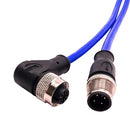 MUELLER ELECTRIC C84AD81M002 CBL ASSY, 4P M8 PLUG-R/A RCPT, 6.6