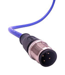 MUELLER ELECTRIC C84A81M002 CBL ASSY, 4P M8 PLUG-FREE END, 6.6
