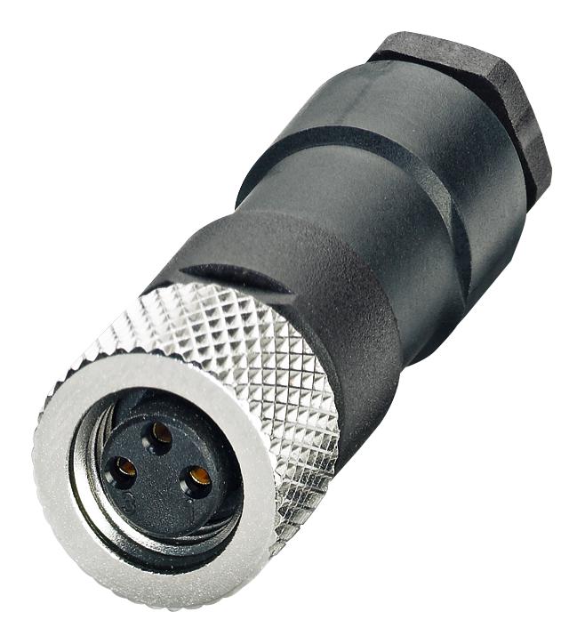 PHOENIX CONTACT 1681185 Sensor Connector, IP67, M8, Male, 4 Positions, Solder Pin, Straight Cable Mount GTIN UPC EAN: 4017918157531 SACC-M 8FS-4CON-M
