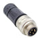 BULGIN LIMITED PXPTPU78FIM05ASTM22 Sensor Connector, Buccaneer Series, 7/8", Male, 5 Positions, Screw Pin, Straight Cable Mount