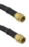 AMPHENOL RF 095-850-220M400 TNC STRAIGHT PLUG TO TNC STRAIGHT PLUG ON LMR 200 CABLE, ARC, 4 METERS 02AH5691