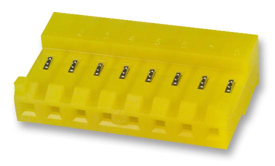 AMP - TE CONNECTIVITY 3-643818-8 IDC Connector, 20 AWG, IDC Receptacle, Female, 3.96 mm, 1 Row, 8 Contacts, Cable Mount