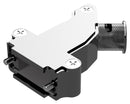 POSITRONIC D9000AKNE0/AA D SUB BACKSHELL, 45DEG, SIZE DE, ALUM