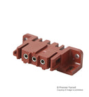 TE CONNECTIVITY - AMP 207609-6 Rectangular Power Connector, 3 Contacts, Metrimate, PCB Mount, Through Hole, 5 mm, Header