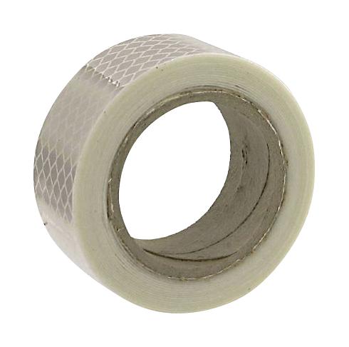 BANNER ENGINEERING BRT-THG-1-100 Reflective Tape, Pressure Sensitive Adhesive, 25 mm x 2.54 m, Grey