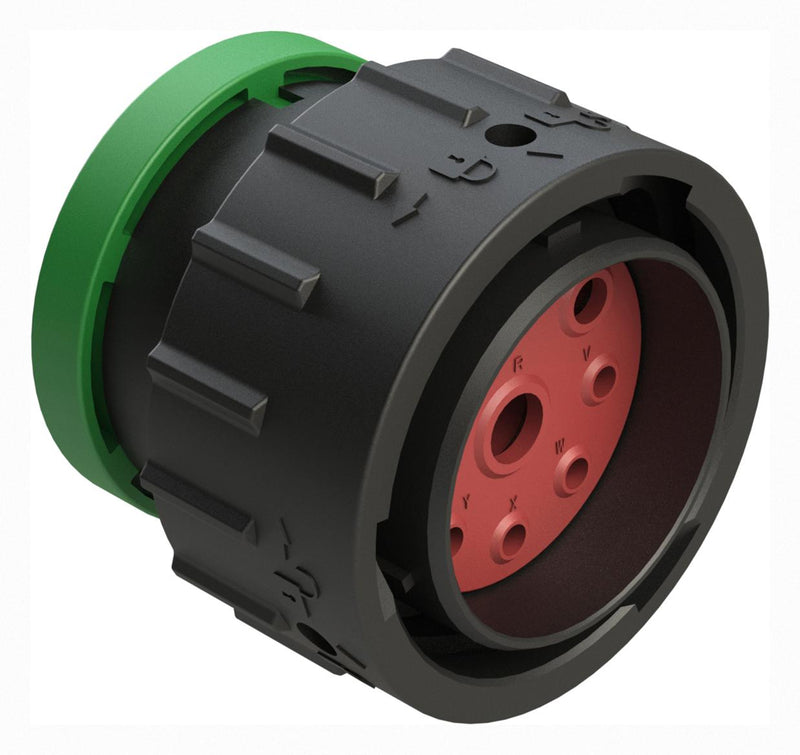 AMPHENOL SINE/TUCHEL AHDP06-24-09PN-BRA CIRCULAR CONNECTOR, PLUG, 24-09, CRIMP