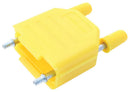 MULTICOMP PRO MC-DPPK9-YELLOW-K D Sub Backshell, DPPK, DE, 180°, Nylon (Polyamide) Body