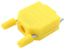 MULTICOMP PRO MC-DPPK9-YELLOW-K D Sub Backshell, DPPK, DE, 180°, Nylon (Polyamide) Body
