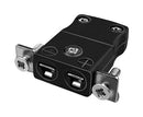 LABFACILITY IM-J-SSPF Thermocouple Connector, Miniature, Black, Socket, Type J, IEC, Stainless Steel Mounting Bracket