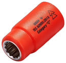 INSULATED TOOLS LTD 01380 Impact Socket, 1/2" Drive, 13 mm AF, 54 mm Length