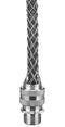 HUBBELL WIRING DEVICES 07401017 DELUXE CORD GRIP, ALUMINIUM, 15.9MM