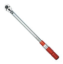 MULTICOMP PRO MP014934 Torque Wrench, Reversible Ratchet, Adjustable, 1/4" Drive, 230mm OAL, 31 in-lb to 128 in-lb