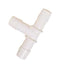 OMEGA FTPP-T230NP-100 Equal Leg Tee, 1/8" ID, Natural Polypropylene, FTPP Series