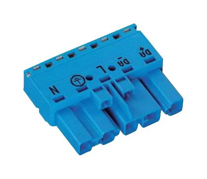 WAGO 770-1115 Pluggable Terminal Block, 10 mm, 5 Ways, 20AWG to 12AWG, 4 mm&sup2;, Push In, 25 A