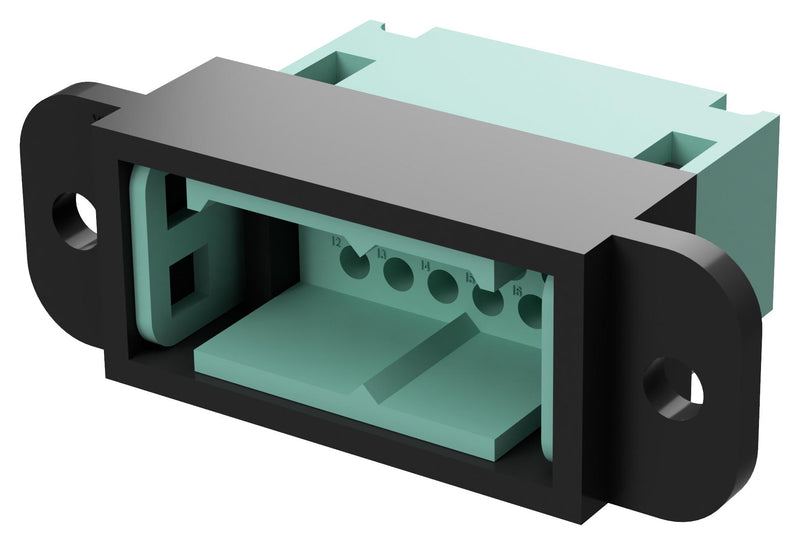 POSITRONIC DF16M0P/AA RECT PWR HOUSING, PLUG, 16POS, CABLE