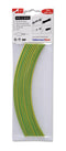 HELLERMANNTYTON 308-31217 Heat Shrink Tubing, HIS-3, Pack of 10 200mm Pieces, 3:1, 0.472 ", 12 mm, Green, Yellow, 7.87 " 4031026441092