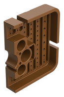 AMPHENOL SINE/TUCHEL AWB-51PDL WEDGELOCK, LEFT, 51 POS, BROWN