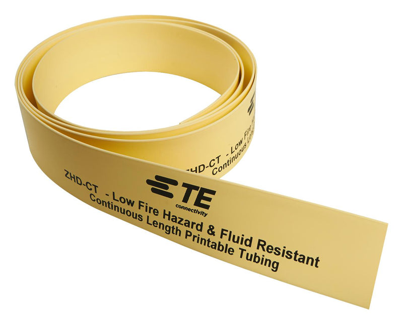 RAYCHEM - TE CONNECTIVITY EL8122-000 Heat Shrink Tubing, 2:1, 0.189 ", 4.8 mm, Yellow, 164 ft, 50 m