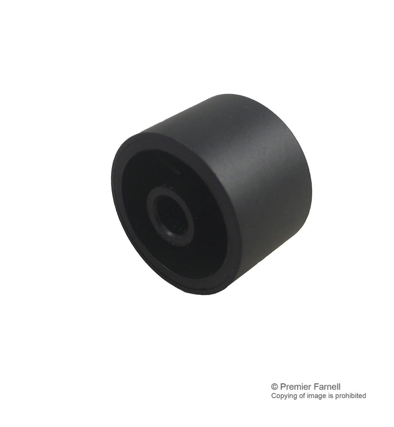 MULTICOMP PRO MP7232 Knob, Splined Shaft, 6 mm, Aluminium, Round with Indicator Dot, 24.8 mm