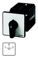 EATON MOELLER T5B-4-8213/Z Rotary Switch, Change Over, 3 Position, 4 Pole, 60 &deg;, 63 A, 690 V, T5B Series