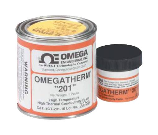 OMEGA OT-201-16 Adhesive, Silicone, Grey, 16 K/W, Can
