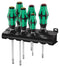 WERA 05105650001 Screwdriver Set, Phillips/Slotted, 6 Pieces GTIN UPC EAN: 4013288003133 4013288003133