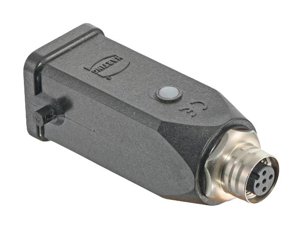 HARTING 10810071141 Heavy Duty Connector, IP54, 1 Contact fused, Han Protect Series, Cable Mount, Plug, 4 Contacts, Pin