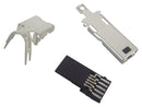 HIROSE / HRS UX40A-MB-5P USB Connector, Mini USB Type B, USB 2.0, Plug, 5 Ways, Cable Mount