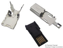 HIROSE / HRS UX40A-MB-5P USB Connector, Mini USB Type B, USB 2.0, Plug, 5 Ways, Cable Mount