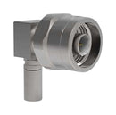 TIMES MICROWAVE EZ-240-NMH-RA-X RF / Coaxial Connector, N Coaxial, Right Angle Plug, Crimp, Push On, 50 ohm, LMR-240, TCOM-240