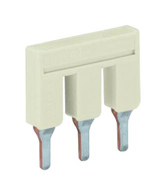 WAGO 2006-403 Jumper (Busbar), Grey, Jumper, WAGO TOPJOB S Terminal Blocks - 2006 Series, 3 Ways, 2006-40x Series