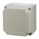 FIBOX PC 125/100 HG ENCLOSURE Plastic Enclosure, IK08, High Base, Multipurpose, Polycarbonate, 100 mm, 130 mm, 130 mm, IP66, IP67