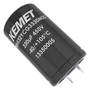 KEMET ALA8AA391CE400 Electrolytic Capacitor, 390 µF, 400 V, ± 20%, Snap-In, 5000 hours @ 105°C