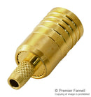 Multicomp PRO MP-24-05L-15-TGG MP-24-05L-15-TGG RF / Coaxial Connector SMB Straight Plug Crimp 50 ohm RG174 Beryllium Copper