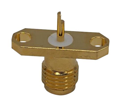 MUELLER ELECTRIC BU-1420701621 RF / Coaxial Connector, SMA Coaxial, Straight Flanged Jack, Board Edge / End Launch, 50 ohm