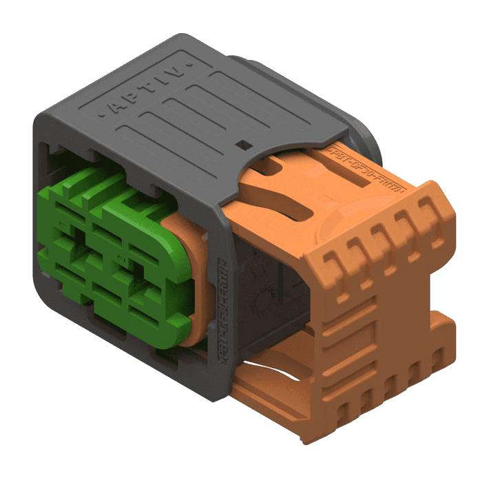 APTIV / DELPHI 33341398 Automotive Connector Housing, CTCS XP 6.3 Series, Receptacle, 2 Ways