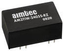 Aimtec AM3TIW-2405S-RZ AM3TIW-2405S-RZ Isolated Through Hole DC/DC Converter ITE 4:1 3 W 1 Output 5 V 600 mA