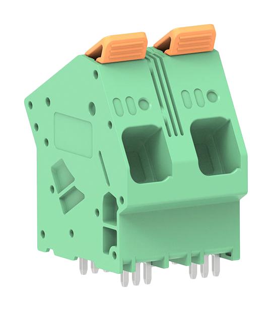 MOLEX 224933-0002 Wire-To-Board Terminal Block, 15 mm, 2 Ways, 18 AWG, 4 AWG, 5.89 mm&sup2;, Push In Lock