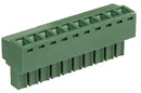 Multicomp PRO MC000102 MC000102 Pluggable Terminal Block 3.81 mm 10 Ways 26AWG to 16AWG Screw A