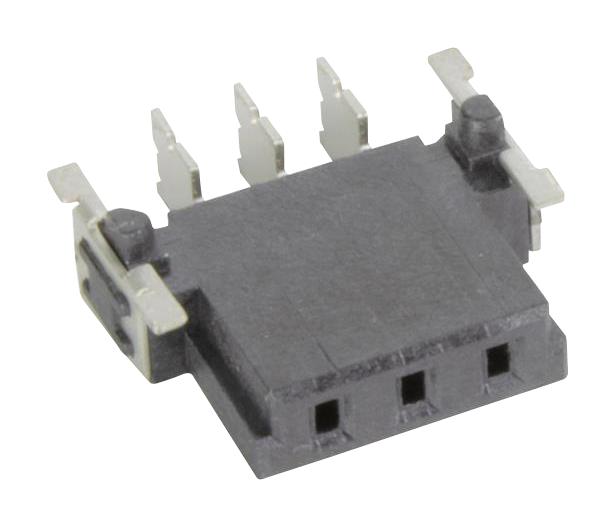 HARTING 15650032601000 PCB Receptacle, Board-to-Board, 2.54 mm, 1 Rows, 3 Contacts, Surface Mount Right Angle