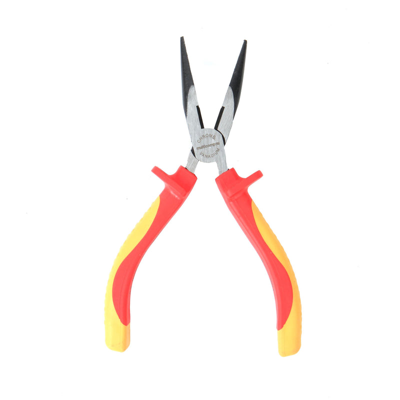 MULTICOMP PRO MP-VDE-LN6 Pliers, Long Nose, 152.4 mm Length, CRV, Thermoplastic Rubber Handle, 1000V, VDE