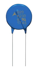 TDK B72220S2551K101 TVS Varistor, 550 V, 745 V, B722 AdvanceD, 1.5 kV, Disc 21.5mm, Metal Oxide Varistor (MOV)